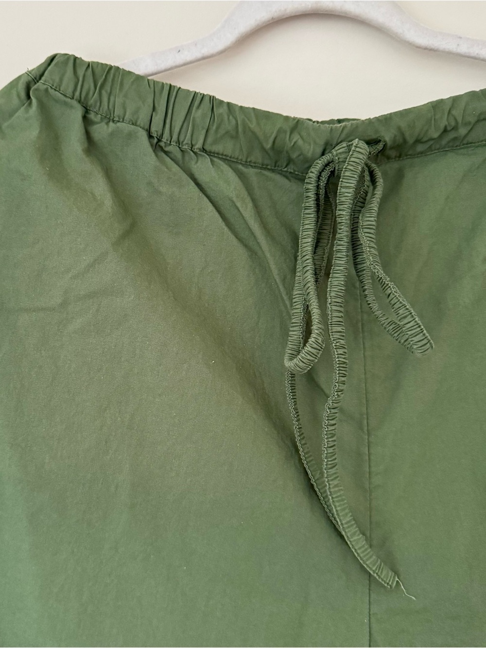 Free People Free-est 100% Cotton Menorca Slouchy Capris / Shorts, Green – M - Picture 3 of 8